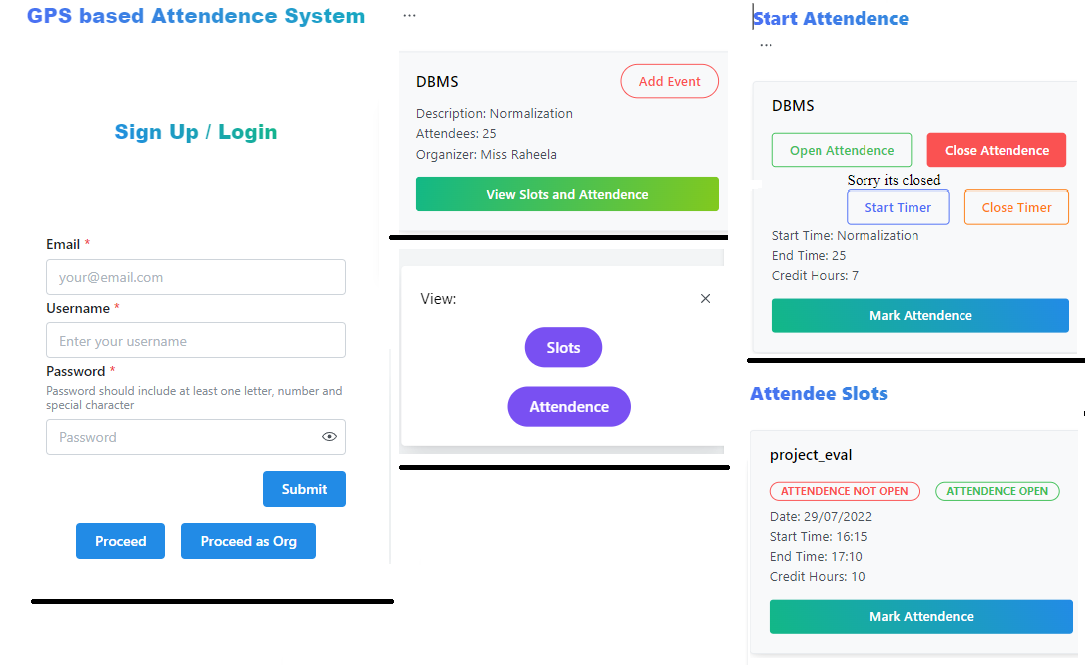 GPS Attendance System preview